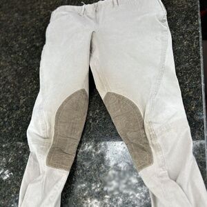 Tailored Sportsman Trophy Hunter #1965 Breeches 30 Regular Color: Tan Side Zip